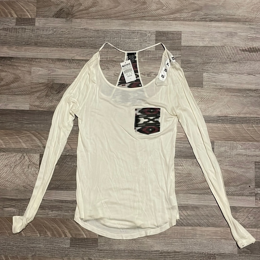 NWT white long sleeve!